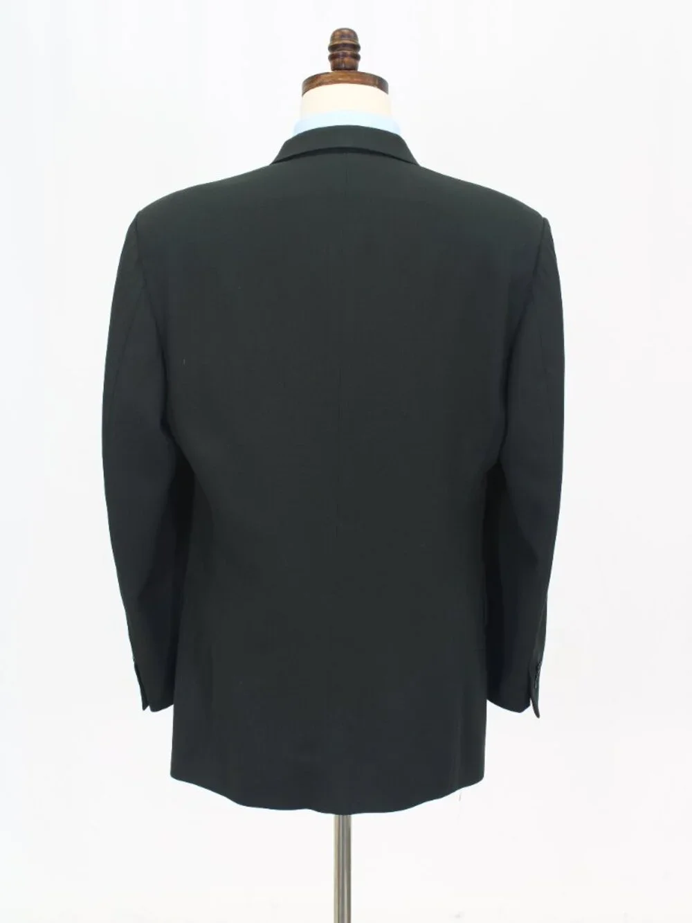 Kenneth Cole 42L 36x33 Green Full Suit 3-Button Solid R947
